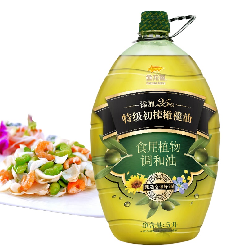 金龙鱼橄榄原香食用调和油添加25%橄榄 5L