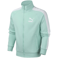 PUMA彪马男装运动服T7休闲针织立领外套595976