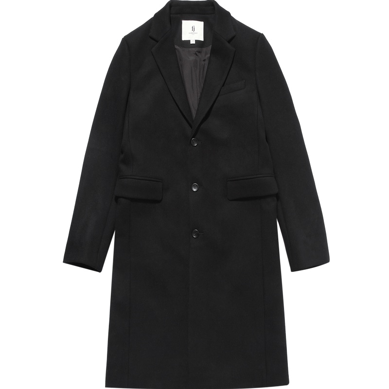 马克华菲男装秋冬季新款时尚简约百搭中长款羊毛男式大衣