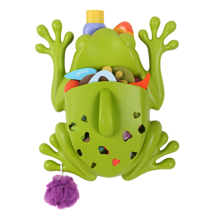 Boon啵儿 贪吃蛙浴室收纳架(超大) 绿色