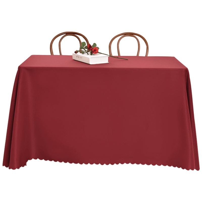 家柏饰(CORATED)会议室桌布长条桌摆地摊地推长方形生日派对酒店写字台布婚庆定制