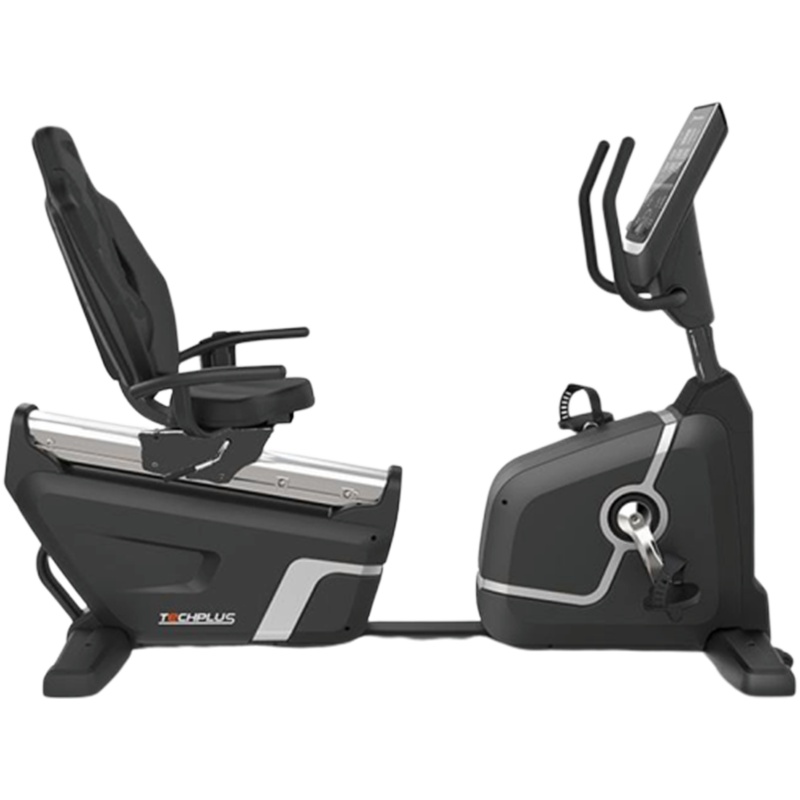 瑜阳TECHPLUS商用背靠式卧式健身车PB302 室内有氧运动器械 静音运动健身器材 0元送装
