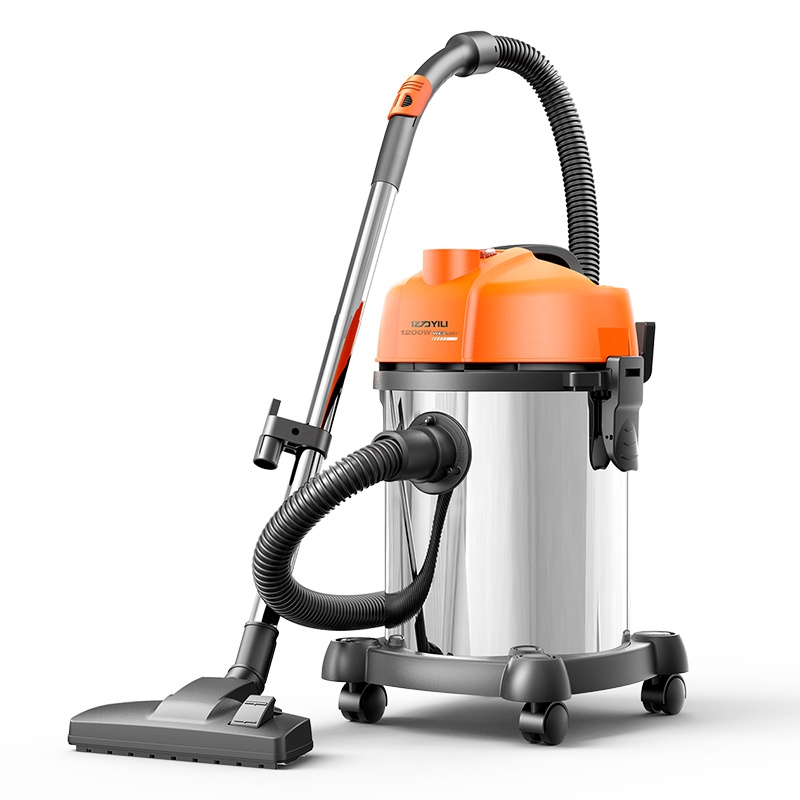 亿力 YILI 吸尘器家用商用干湿吹三用吸尘器 大功率桶式无耗材吸尘机 YLW6201 18L 1200W