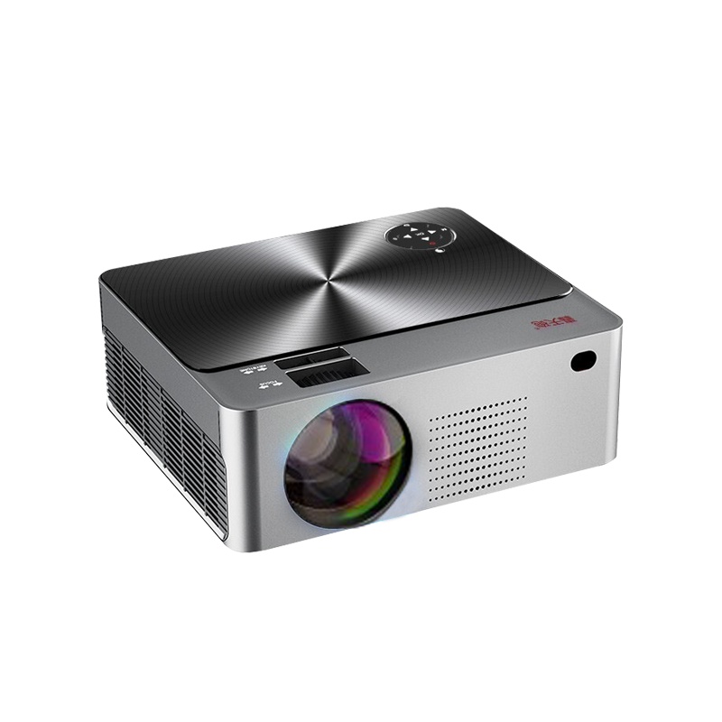 轰天炮W2S黑色 投影仪家用手机投影电视 智能无线投影机宿舍卧室客厅家庭影院娱乐网课