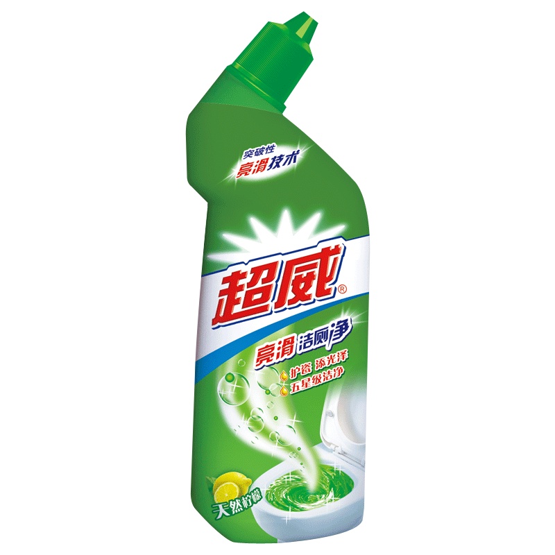 超威洁厕剂洁厕灵家用卫生间厕所马桶清洁剂去除垢去黄臭味异味神器4瓶