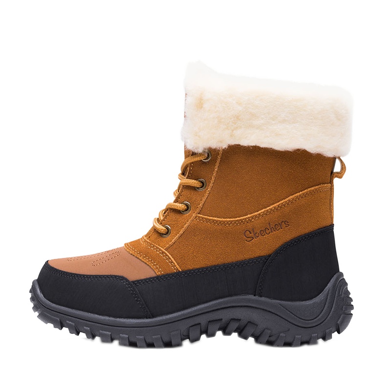 SKECHERS斯凯奇女士时尚保暖户外短靴66666012-CSNT