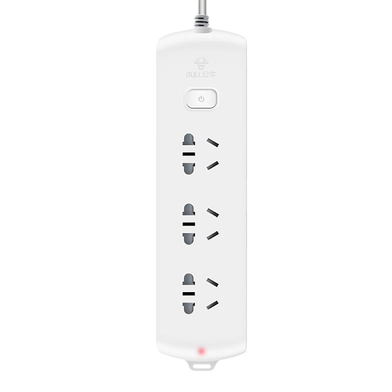 公牛(BULL)新国标插座 插线板/插排/排插/接线板/拖线板 3位总控全长5米GN-B2030