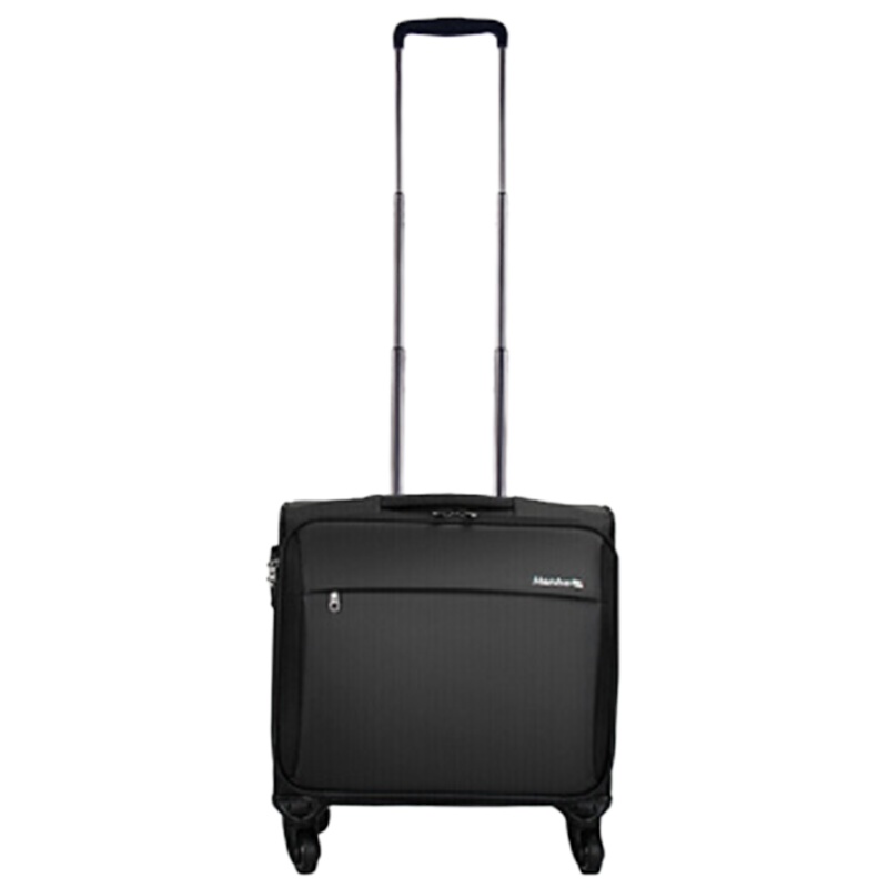 汉客 万向轮拉杆箱商务旅行箱 16英寸黑色