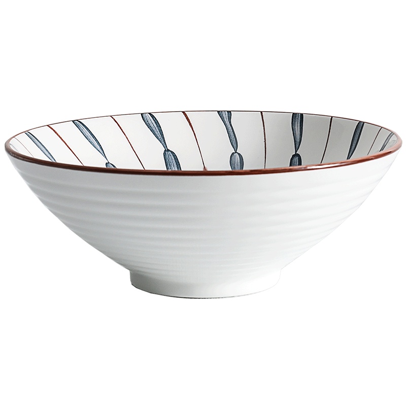 贝瑟斯 拉面碗汤碗家用泡面碗日式餐具大号面条喇叭陶瓷碗