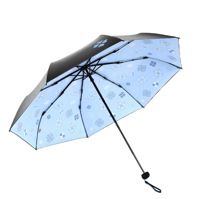天堂伞太阳伞防晒防紫外线印花折叠便携遮阳小伞晴雨两用雨伞男女