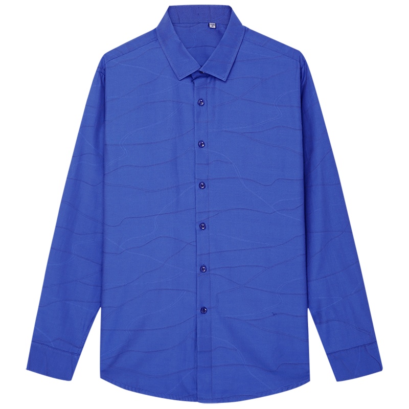 HODO红豆男装 男士保暖衬衫 秋冬季商务休闲舒适棉质个性色织加绒加厚修身保暖衬衫男