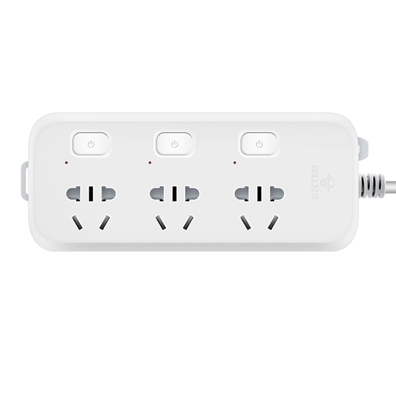 公牛(BULL)插座 GN-B5033 新国标3插位分控开关全长3米 带保护门电源插座/接线板/拖线板