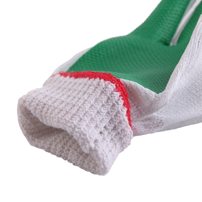 中锐智采 劳保手套加厚耐磨 浸胶手套线手套涂层手套 防滑工地工作手套 12副绿B11405