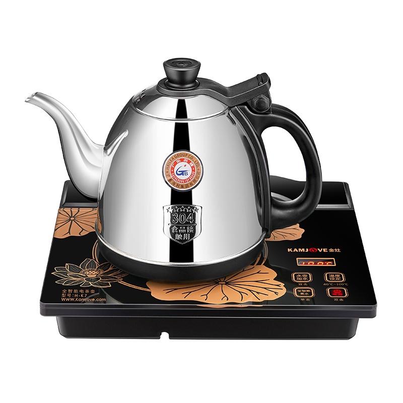 金灶(KAMJOVE) H-K7 电水壶 全自动上水壶 涌泉式底部上水壶电水壶 自动上水电子茶炉 304不锈钢电茶具