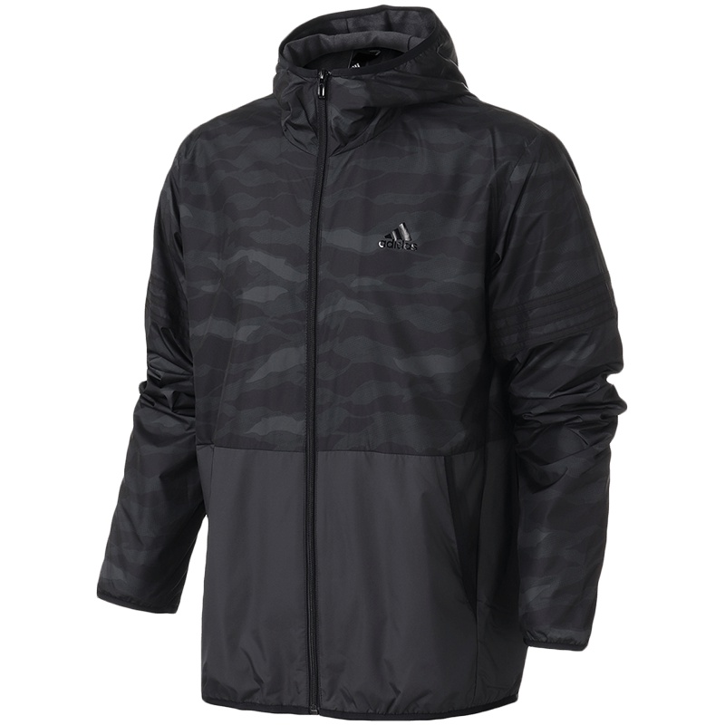 adidas阿迪达斯男子外套夹克迷彩透气休闲运动服DH3959 L DH3959绿色