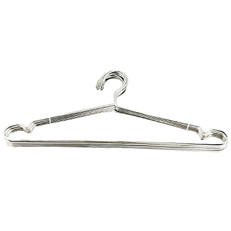 禧天龙 不锈钢衣架 衣服衣物晾晒架不锈钢衣挂45cm(10个装)