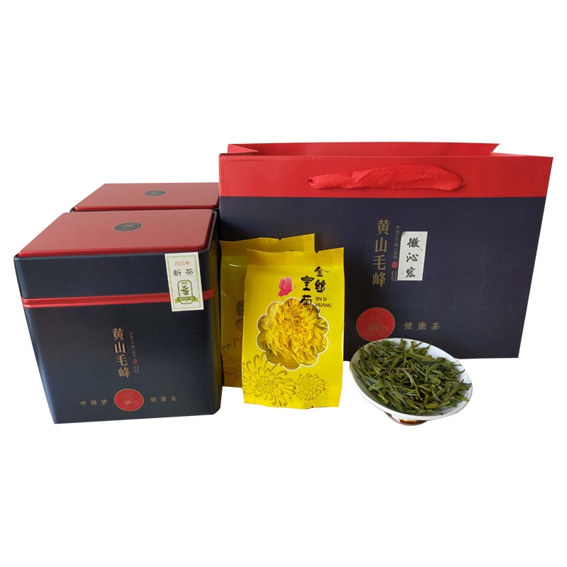 2023年新茶徽沁宏黄山毛峰明前黄山毛峰绿茶茶叶袋装75g