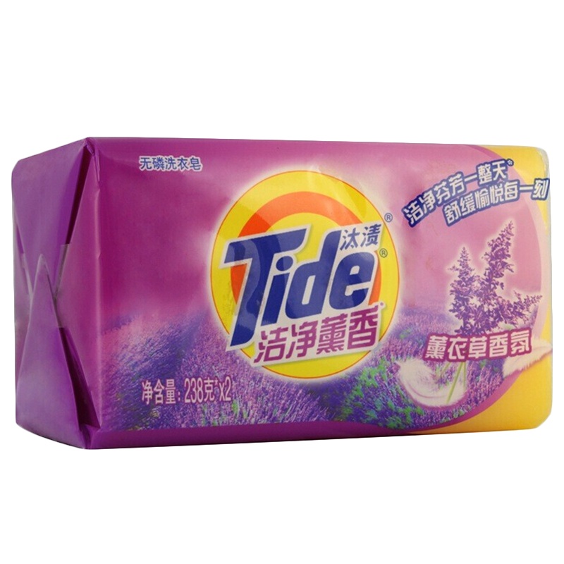 汰渍 Tide 内衣皂 除菌抑菌 不伤手 薰香薰衣草238g*3 单位(件)