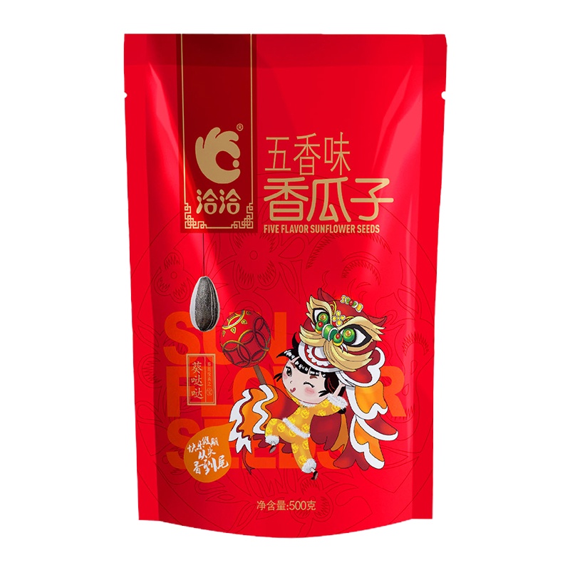 洽洽 坚果炒货 休闲零食 五香瓜子500g/袋