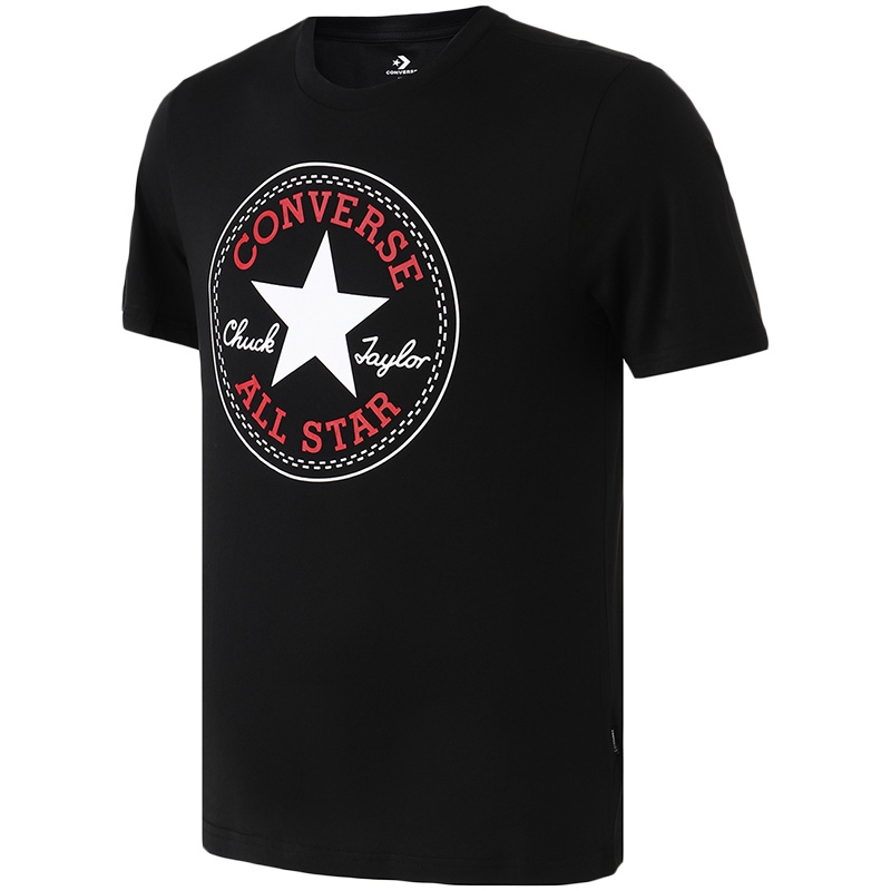 CONVERSE匡威男装短袖T恤经典圆领印花LOGO休闲运动服10007887