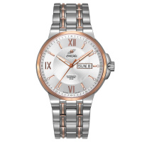 英纳格(ENICAR)经典系列时尚简约休闲商务钢带自动机械男士手表3168/50/283G