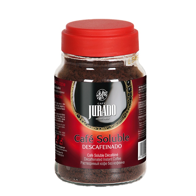 Jurado/馥兰朵咖啡,CAFE JURADO 西班牙进口低因咖啡 速溶 脱因咖啡低因咖啡粉200g