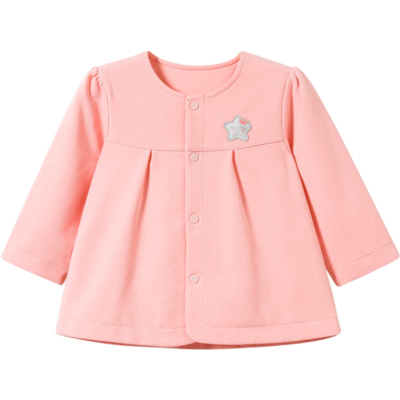 哈贝比（happyB）1-3岁婴儿女宝宝春秋装卫上衣韩版儿童洋气公主外套