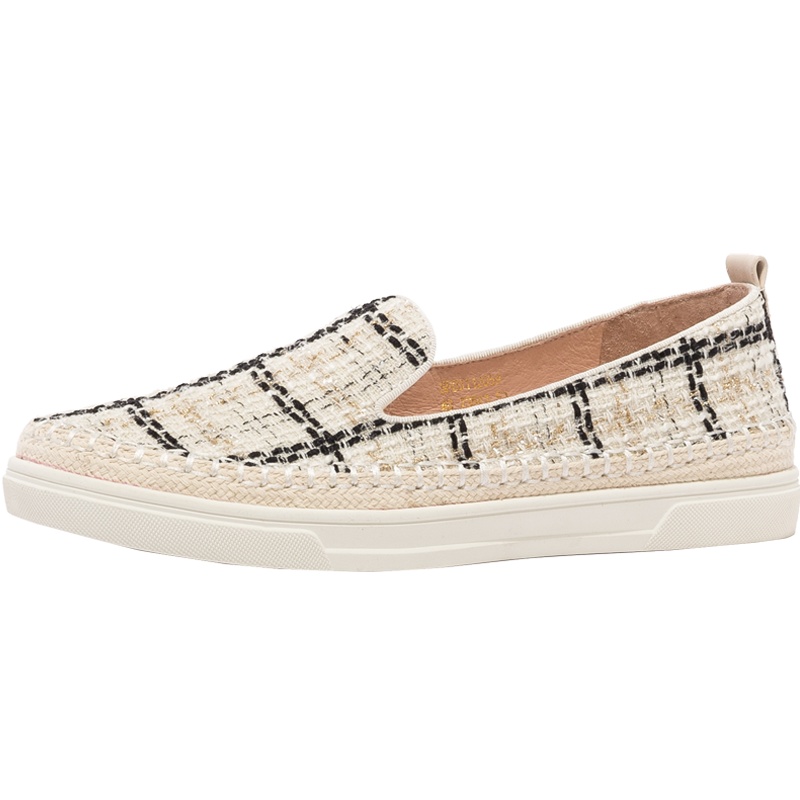 星期六(ST&SAT)旗下新款织物拼色一脚蹬单鞋女SF03112059