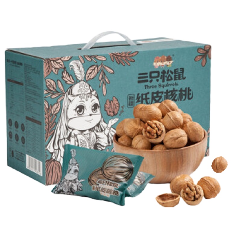 三只松鼠 纸皮核桃 5斤装