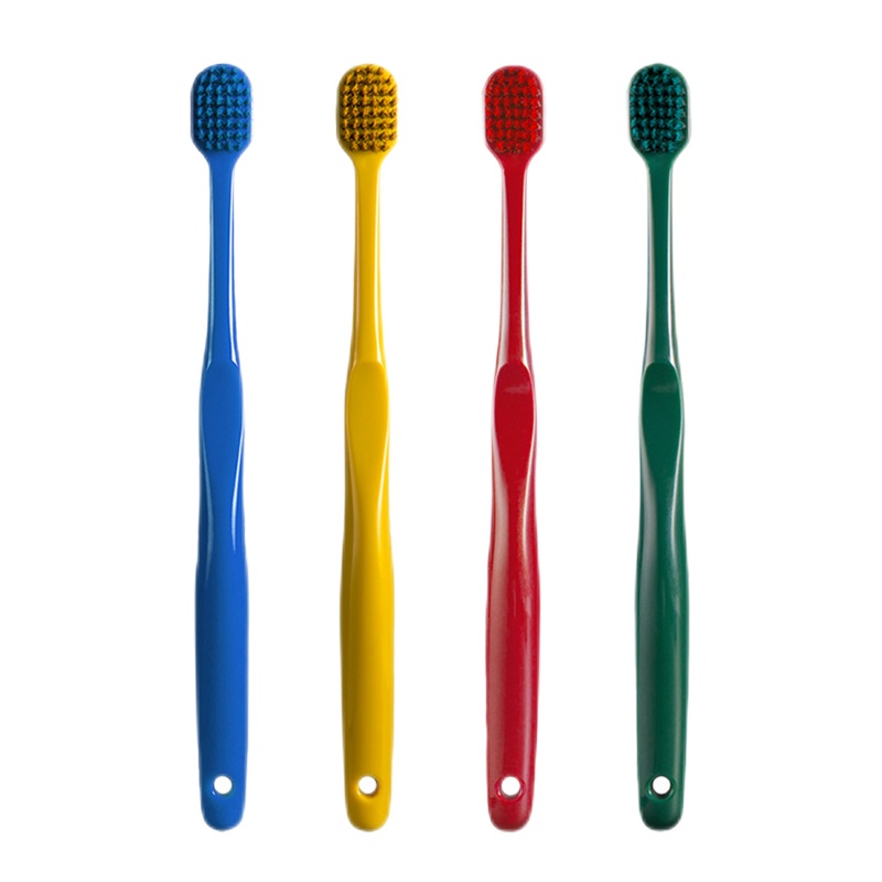 牙刷软毛6支装雪绒棉火山碳细毛成人家庭装护龈万根毛