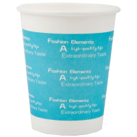 得力 9561 加厚型一次性水杯 250ml 240g 蓝色 100只/袋(单位:件)