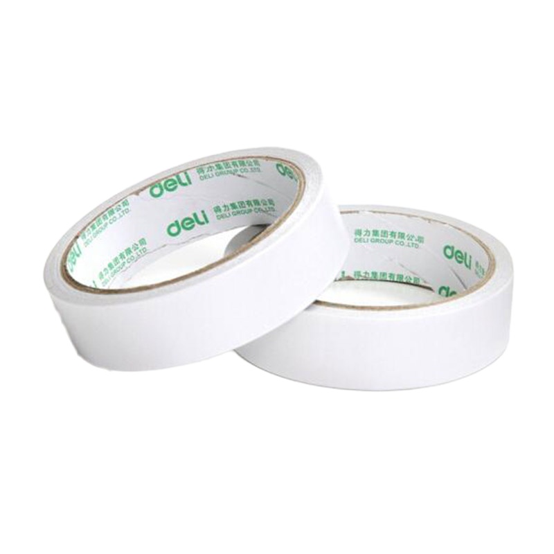 得力（deli） 30407 双面胶 80um粘胶层 24mm*10y 1卷装（200个起订，低于起订量不发货）