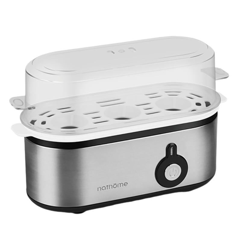 北欧欧慕(nathome) 煮蛋器迷你防干烧断电多功能早餐鸡蛋家用智能溏心蛋蒸蛋器NZD003