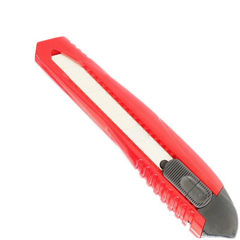 得力(deli)2004 大号通用办公家居美工刀/裁纸刀/壁纸刀 颜色随机(一把装)