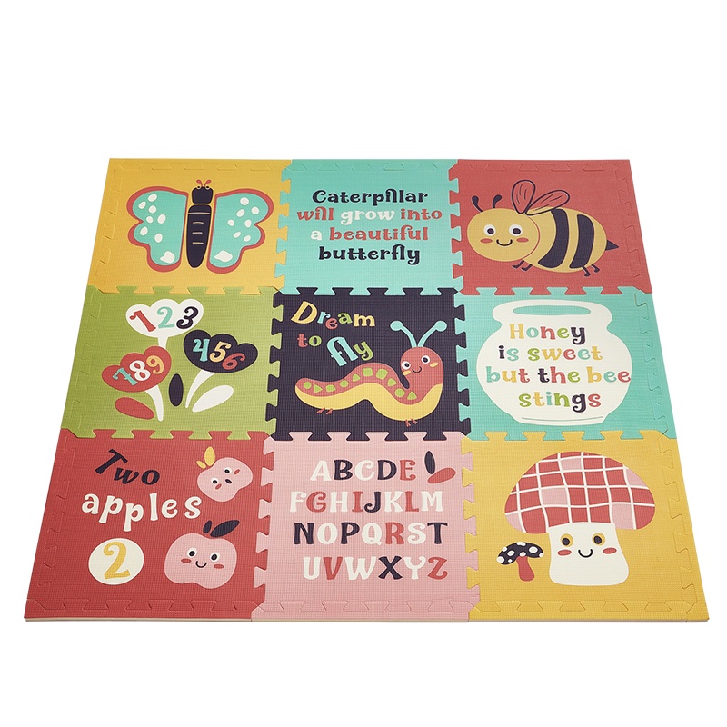 babycare宝宝爬行垫拼接加厚婴儿客厅爬爬垫儿童泡沫地垫家用