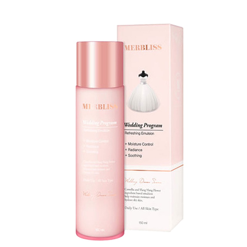 MERBLISS/茉贝丽思婚纱修护精华乳液150ml 补水保湿 控油平衡 韩国