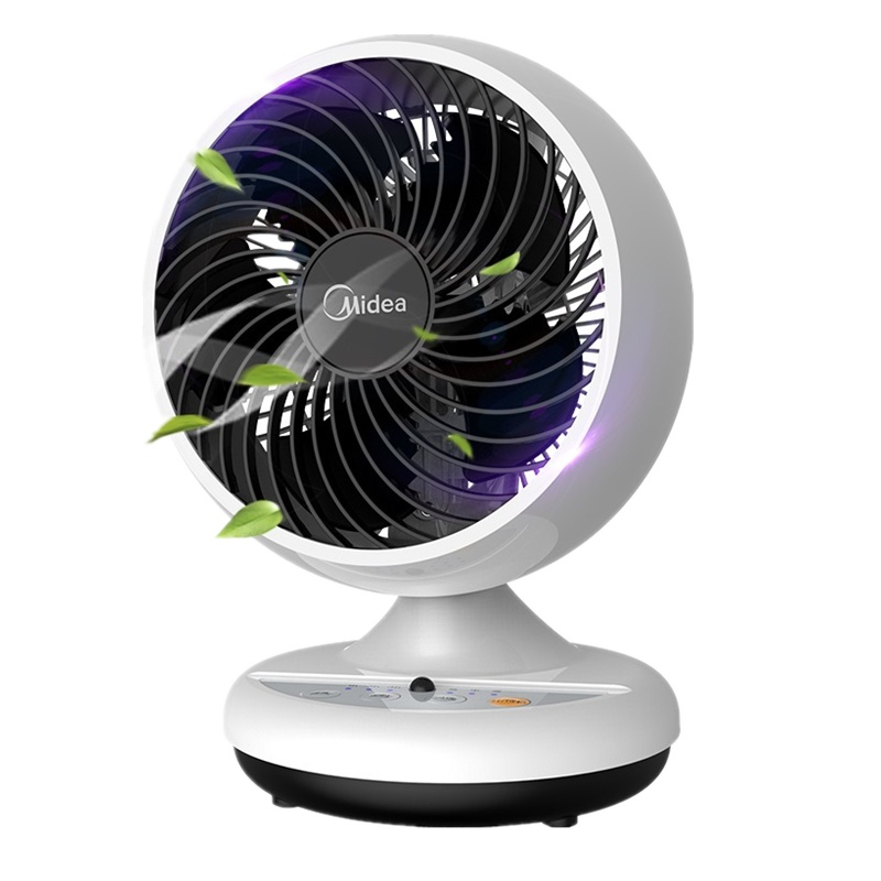 美的(Midea) 循环扇 GAD15EB 空气循环扇 家用 遥控 客厅 四季可用 落地扇 卧室低噪 三档风速 强力台扇