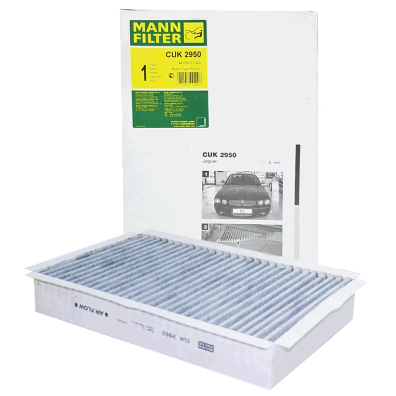 曼牌(MANN)活性炭空调滤CUK2950适配04-07款捷豹XJ/XJR (X350)