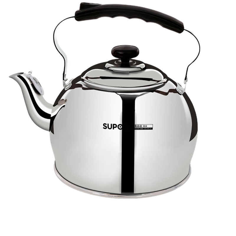 苏泊尔(SUPOR)烧水壶SS50P1 煤气燃气电磁炉适用时尚琴音鸣笛304不锈钢烧水壶大容量烧水壶 5L- 加厚壶底