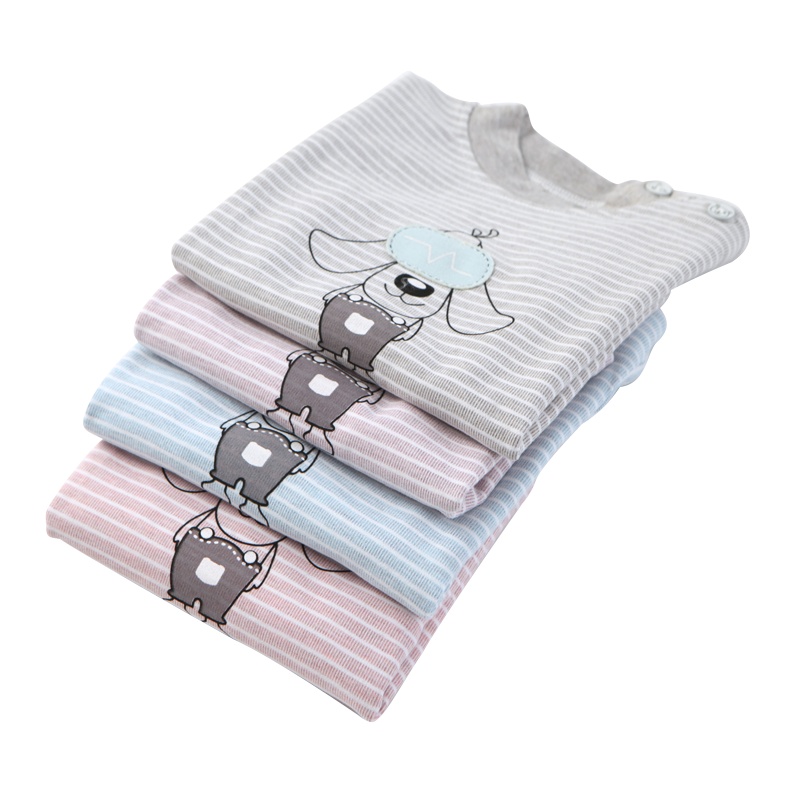 ANDI BELLI 安笛贝乐儿童纯棉内衣套装男女童宝宝秋冬全棉秋衣秋裤睡衣90-120CM