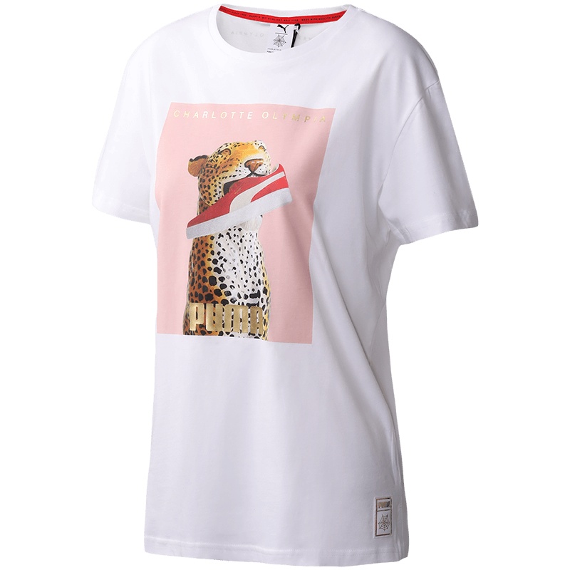 PUMA黑标女装 CO Tee运动服休闲短袖T恤596763