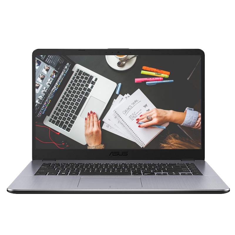 华硕（ASUS）顽石K505/X505超薄本 窄边框A6-9225 8G 512G固态+500G 2G独显 15.6英寸家用商务学生办公游戏轻薄便携笔记本 手提 灰/金/白 定制版