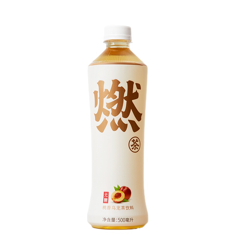 元気森林 桃香燃茶 元气森林无糖膳食纤维乌龙茶燃茶饮料 500ml*15瓶 (单位:箱)