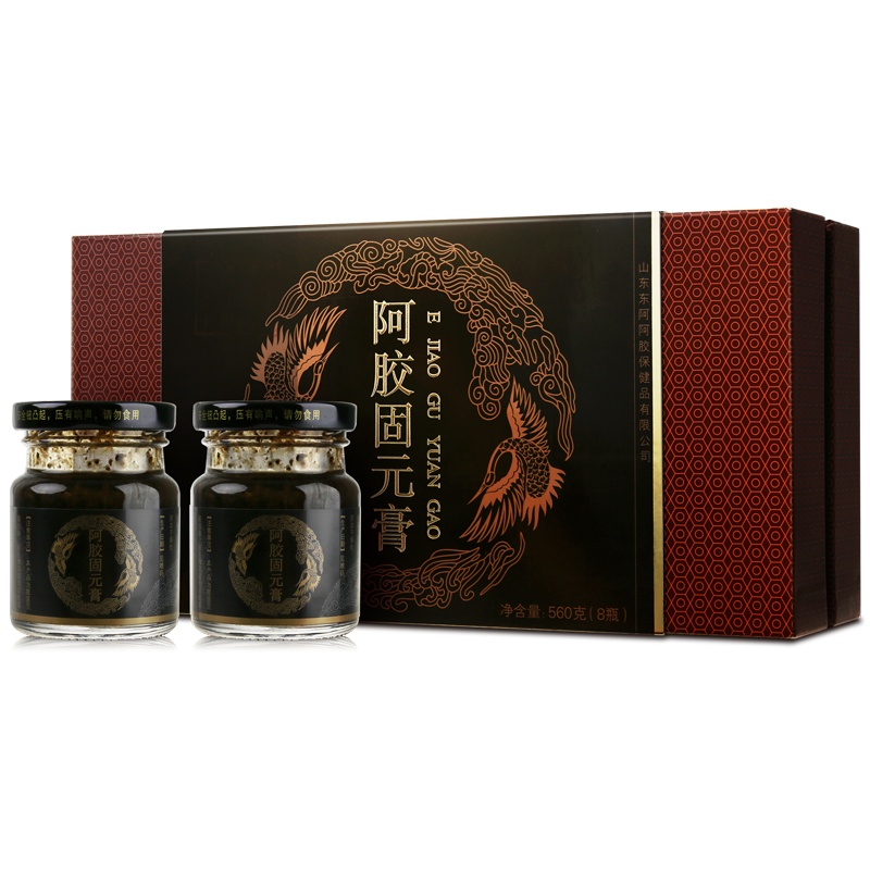 DEEJ 东阿阿胶 阿胶固元膏70g*8瓶/礼盒(560g) 即食 官方旗舰店