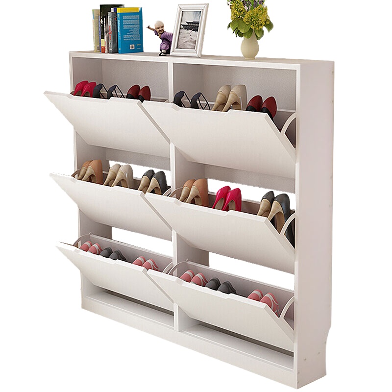 小海牛鞋柜 大容量超薄简易简约 鞋架多层翻斗玄关鞋柜 YXG601
