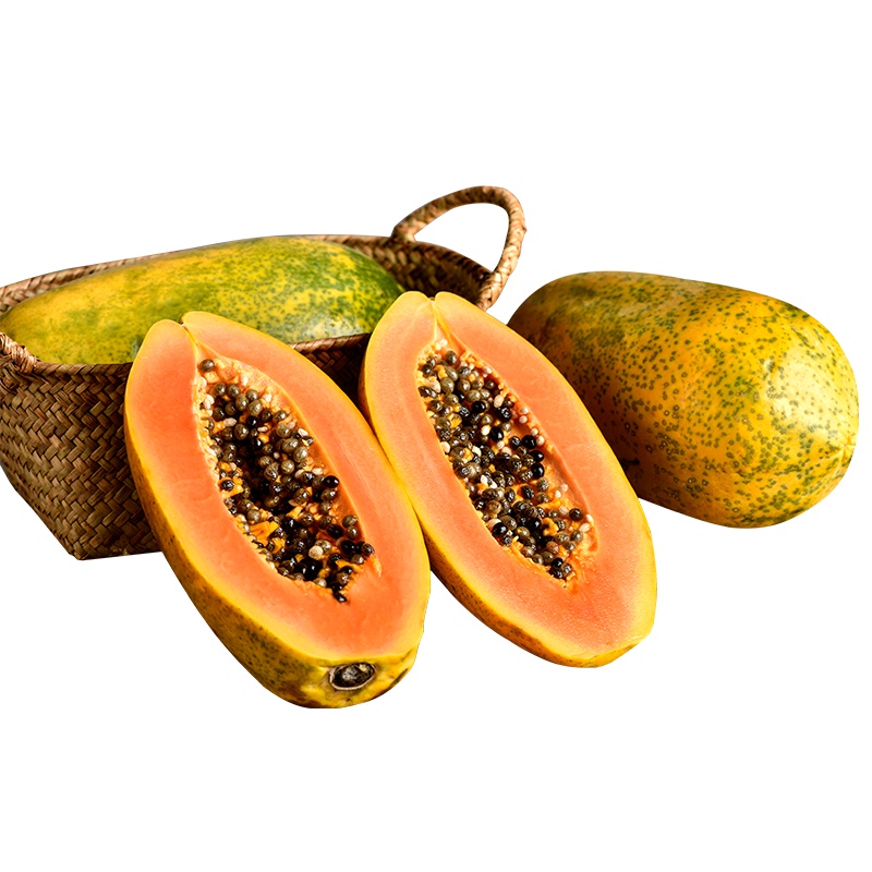 海南树上熟木瓜 4个装 单果500克起 新鲜水果