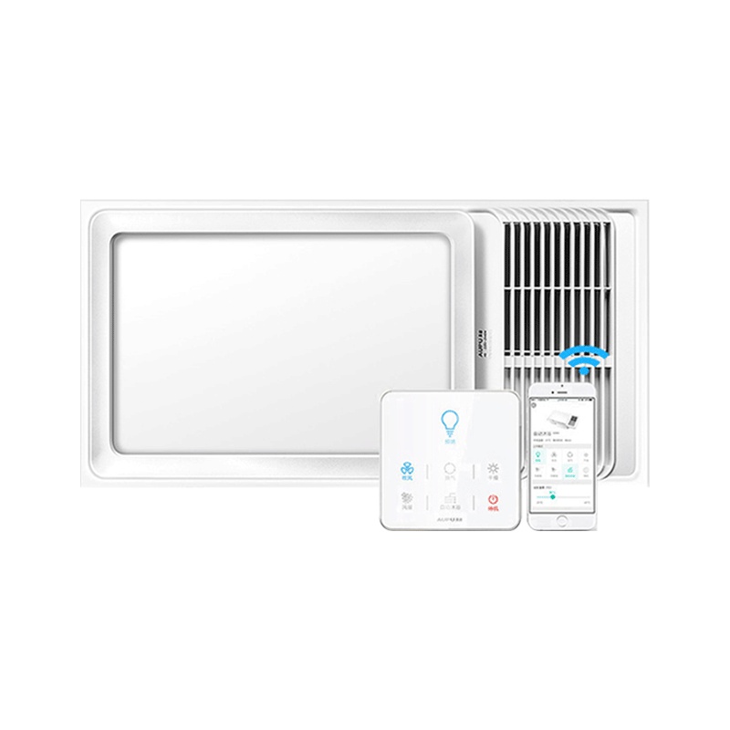 奥普(AUPU)高端浴霸A6集成吊顶式风暖浴霸 大屏LED灯照明 360度进风卫生间智能浴霸 换气扇