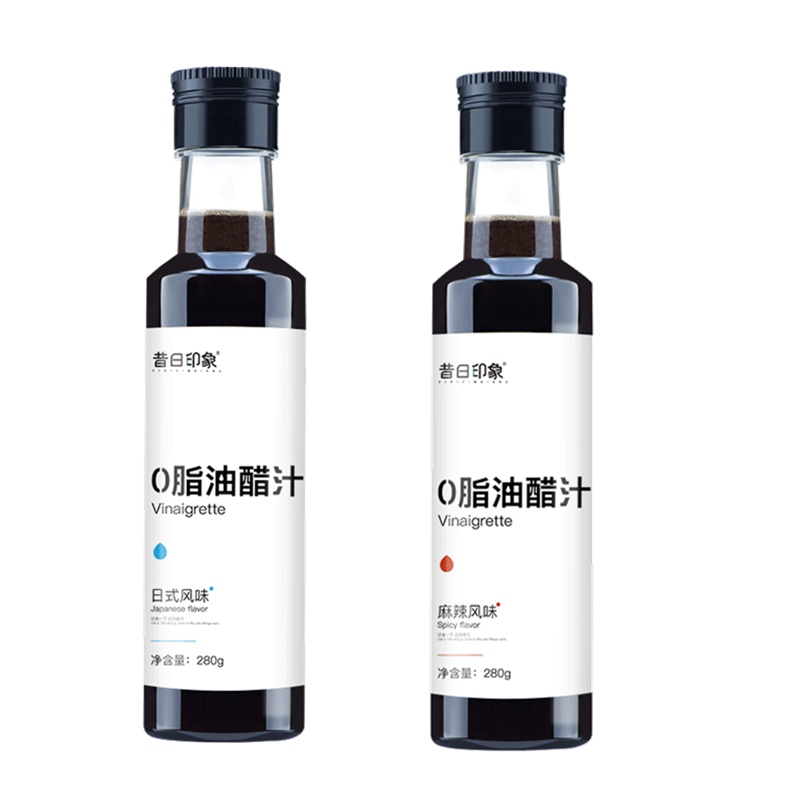 昔日印象日式油醋汁280g+麻辣油醋汁280g+荞麦面200g*2袋