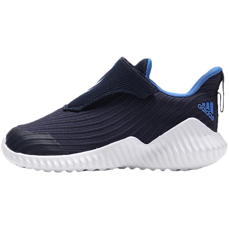 adidas童男婴童婴童鞋魔术贴飞机扣学步休闲运动鞋BB9262 BB9262学院藏青蓝