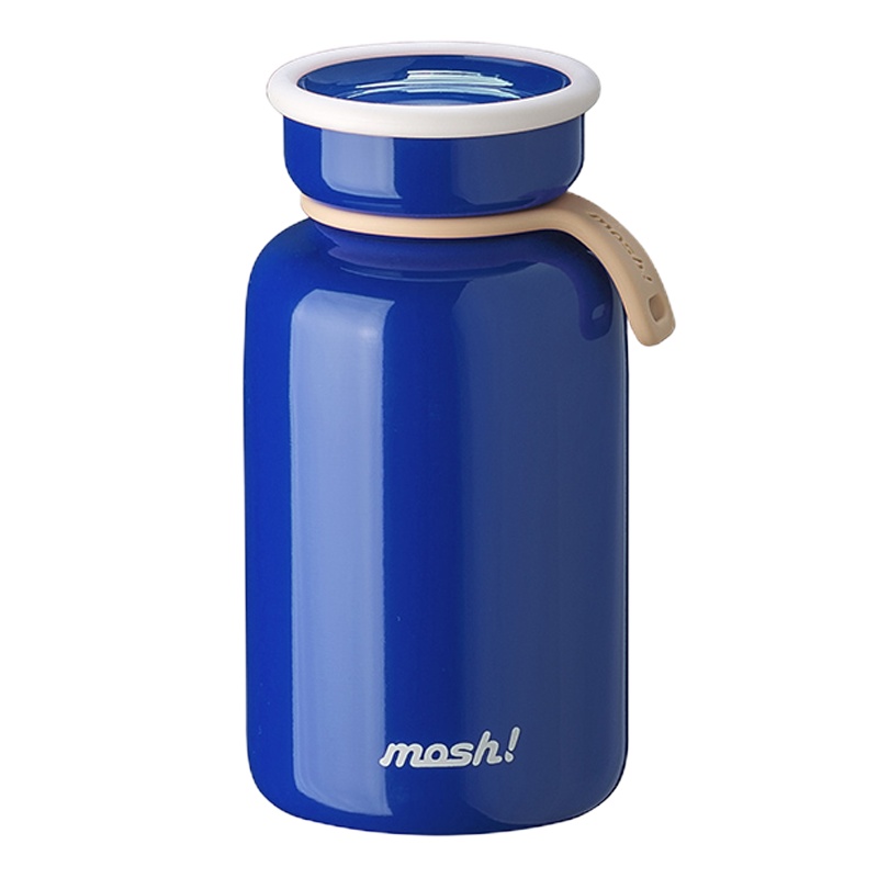 日本mosh!保温杯保冷杯拿铁系列 450ml 宝蓝色